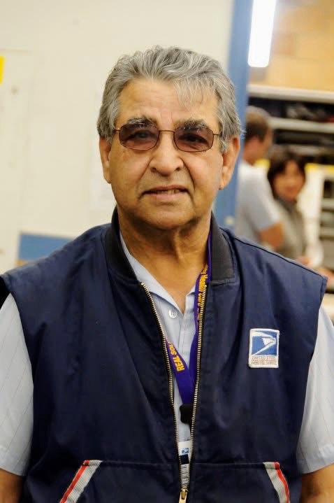Father in his postal uniform, 35 years as a mail carrier