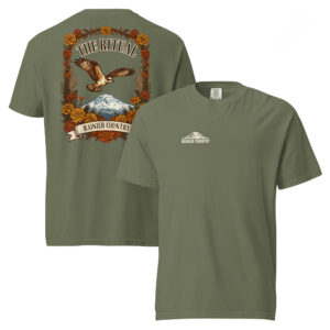 The Ritual tee in Moss — Rainier Country Heritage Series