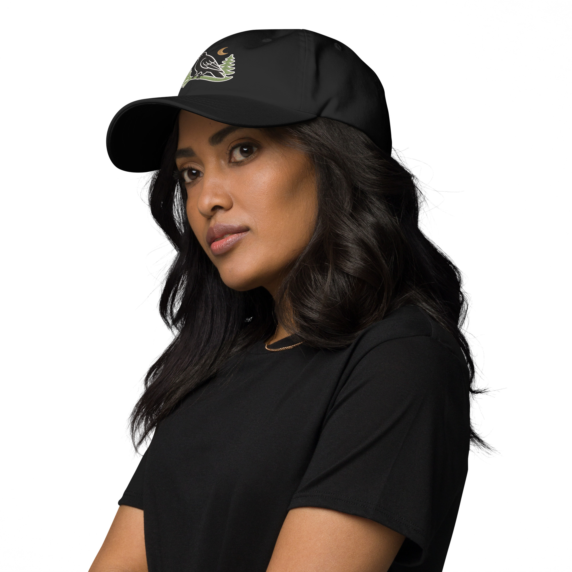 Murder & Moss Embroidered Raven Hat | PNW Dad Cap - Image 7