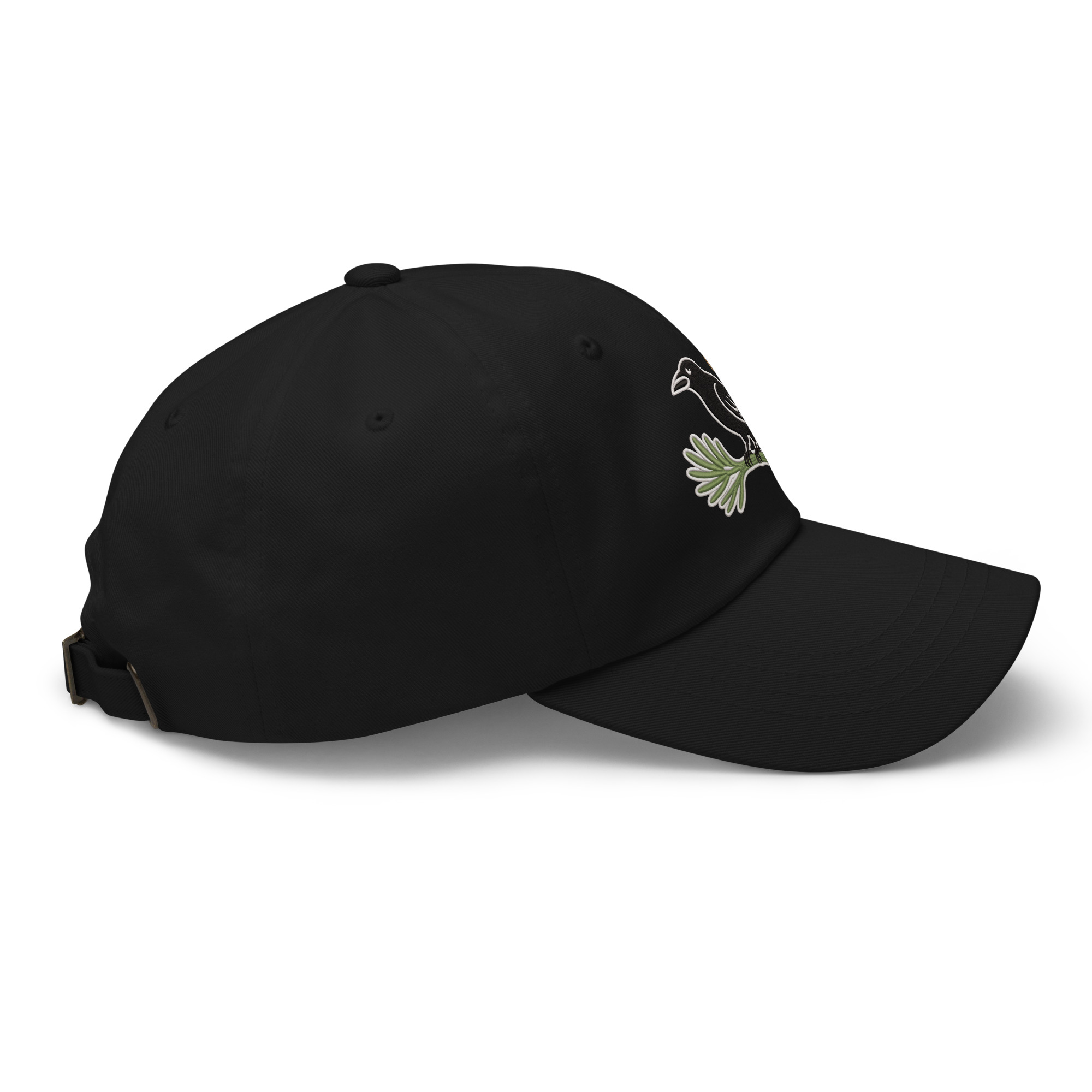 Murder & Moss Embroidered Raven Hat | PNW Dad Cap - Image 3