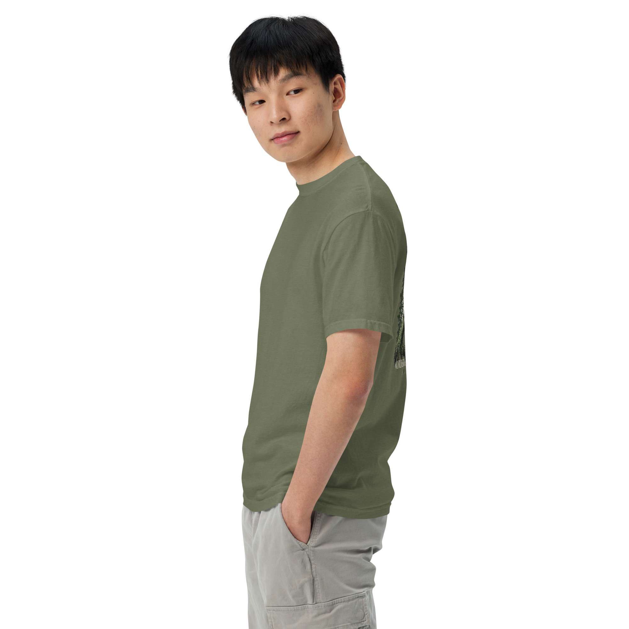 Murder & Moss Heavyweight T-Shirt | PNW Forest Tee - Image 24