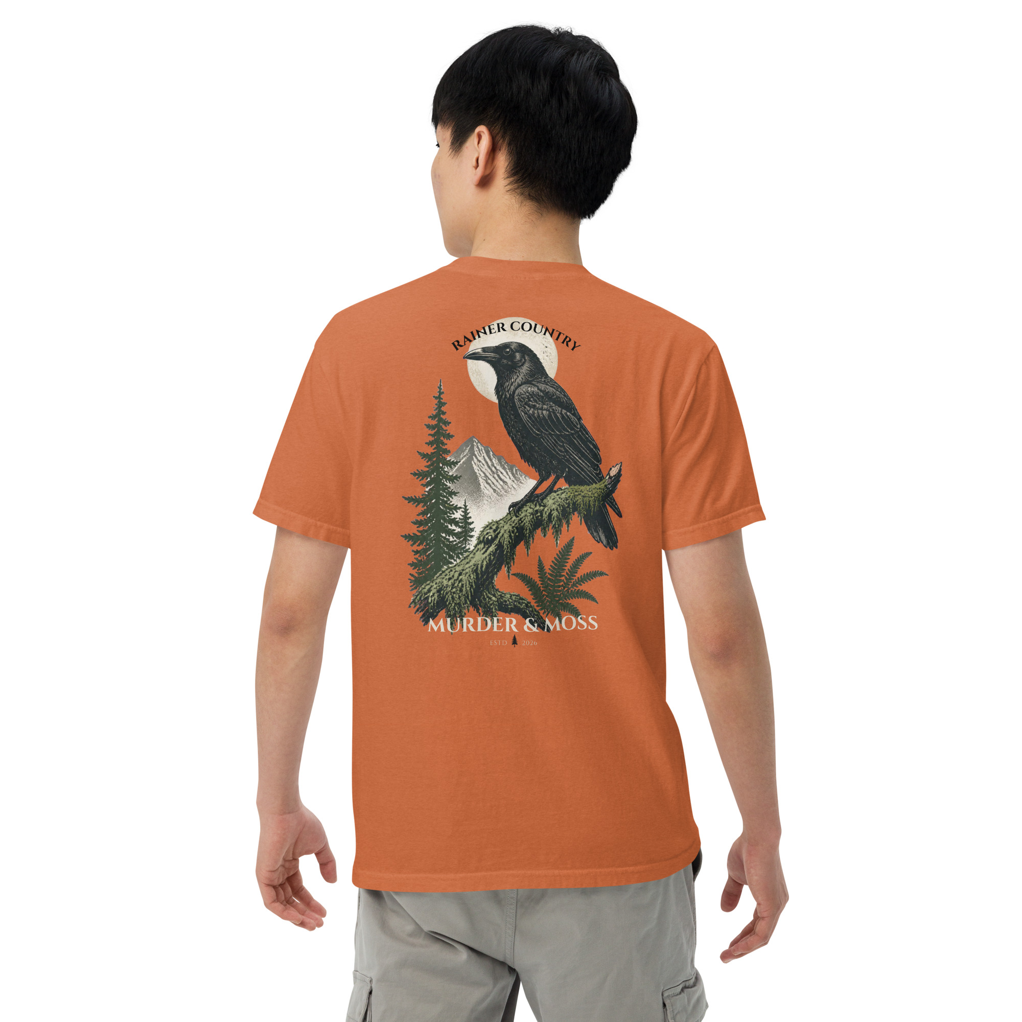 Murder & Moss Heavyweight T-Shirt | PNW Forest Tee - Image 28