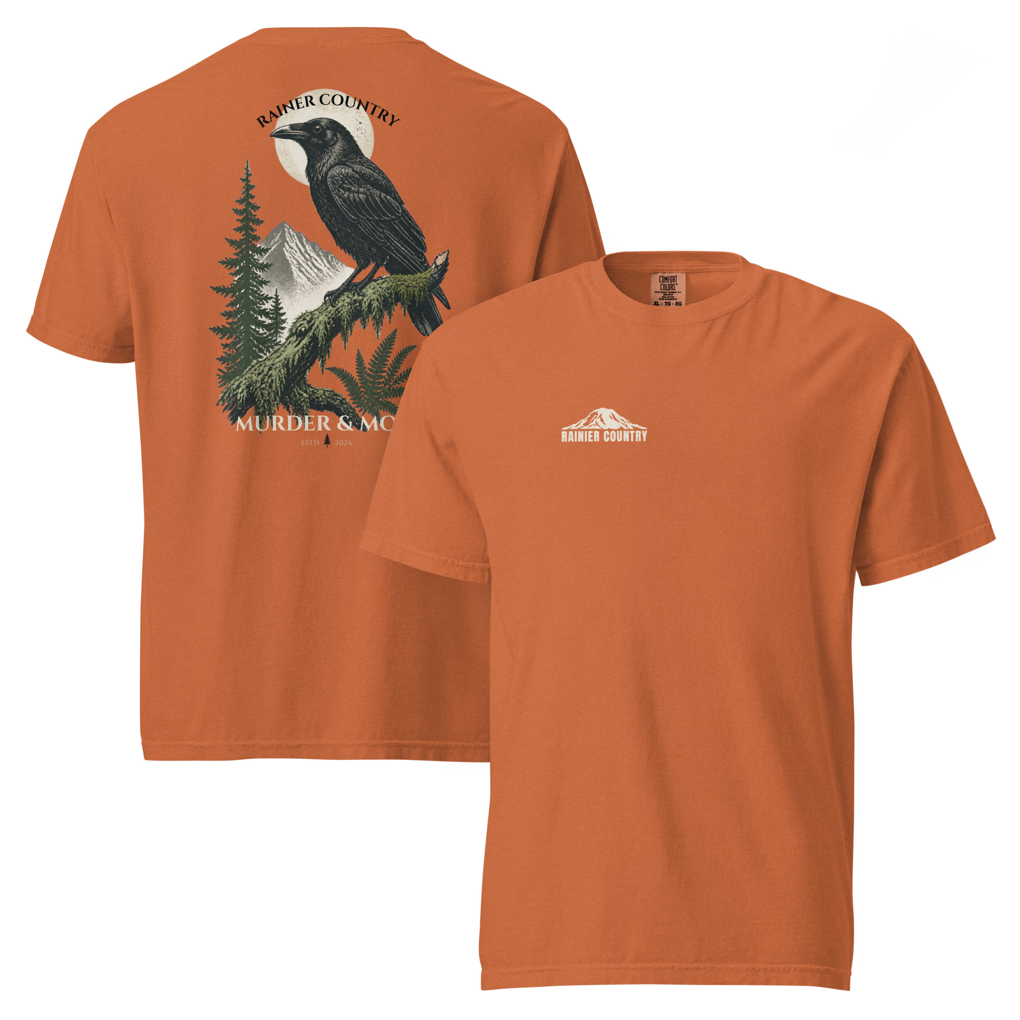 Murder & Moss Heavyweight T-Shirt | PNW Forest Tee