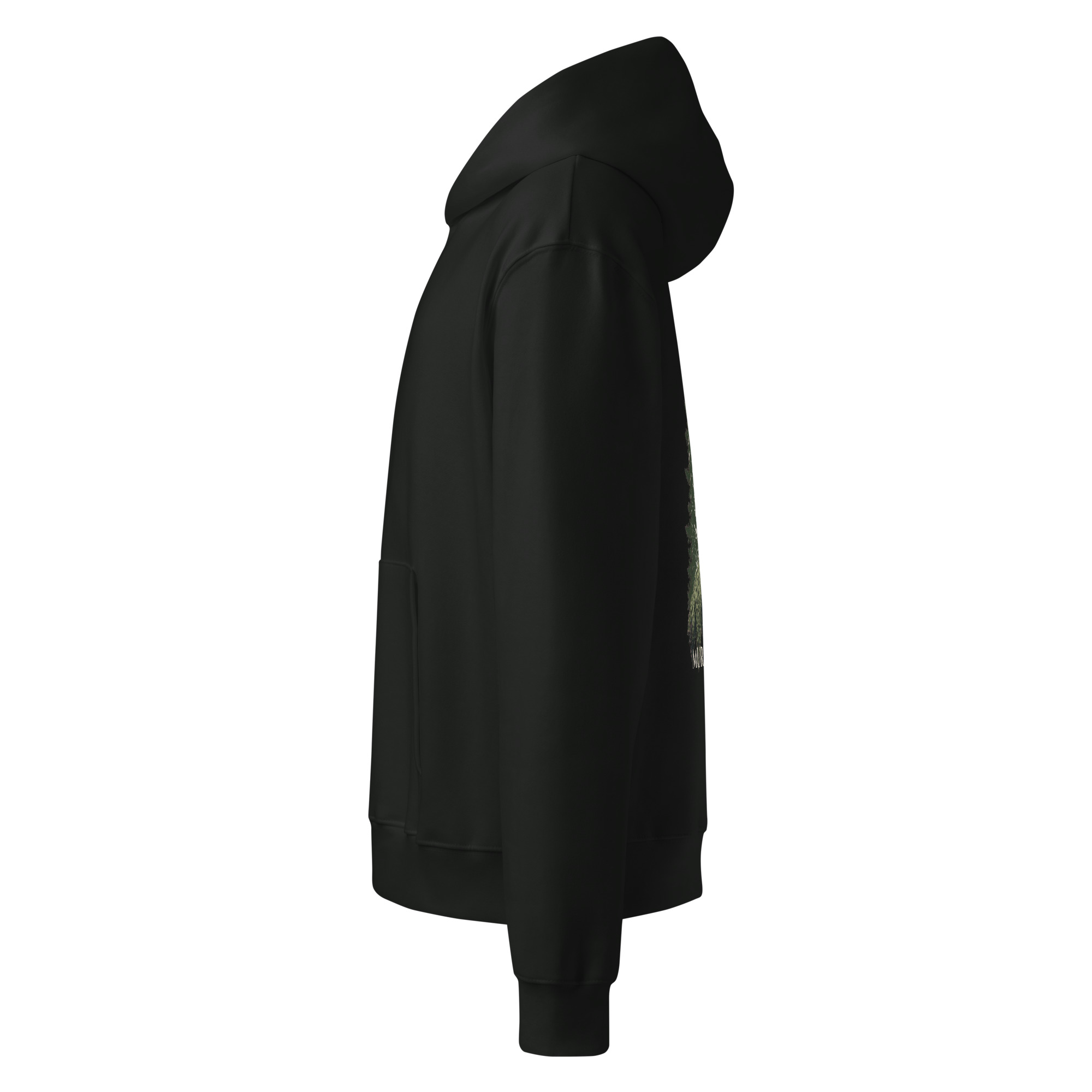Murder & Moss Oversized Heavyweight Hoodie | PNW Forest Hoodie - Image 7